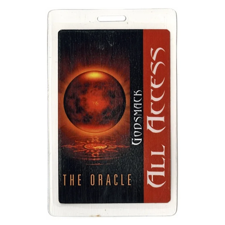 Godsmack 2010 The Oracle Concert Tour All Accesss Laminated Backstage Pass