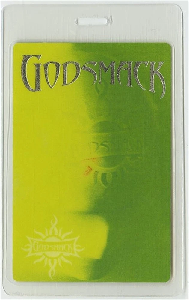 Godsmack 2003 Concert Laminated Backstage Pass Faceless Tour Foil