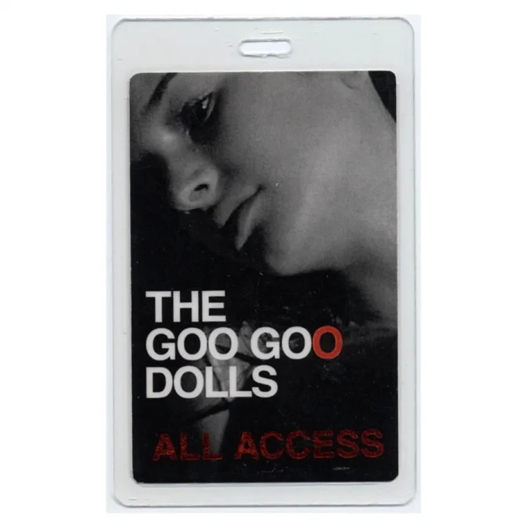 Goo Goo Dolls 2006 Let Love In Concert Tour Laminated Backstage Pass All Access