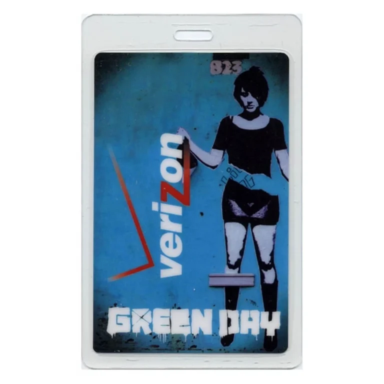 Green Day 2009 Laminated Backstage Pass 21st Century Breakdown Tour