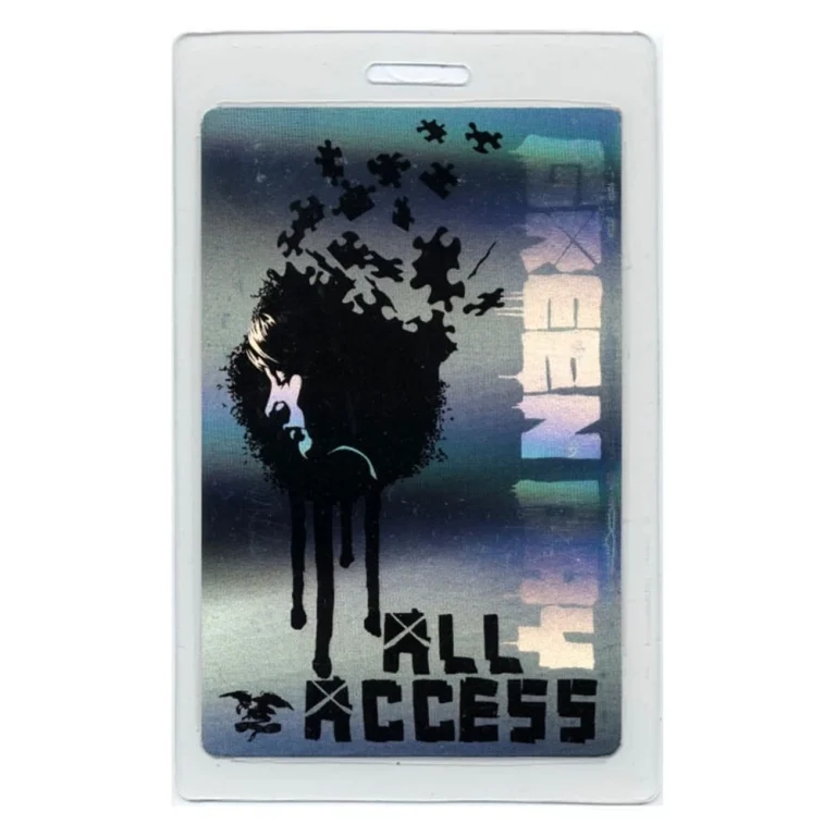 Green Day 2010 21st Century Breakdown Concert Tour Laminated Backstage Pass