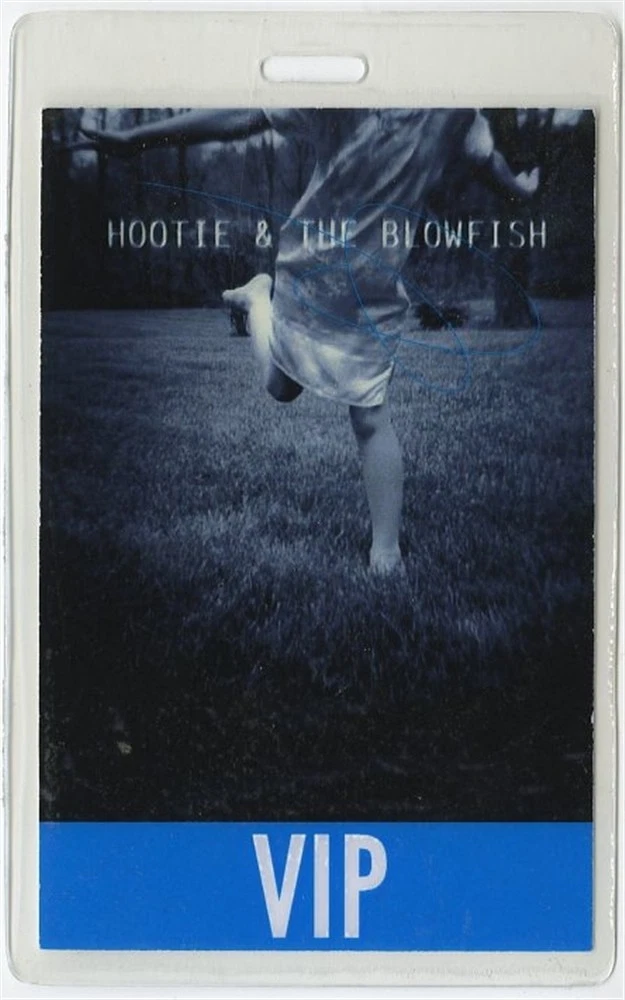 Hootie and the Blowfish 1998 Concert Tour VIP Laminated Backstage Pass