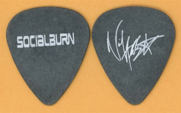 Socialburn Neil Alday Vintage Guitar Pick - 2003 Where You Are Tour