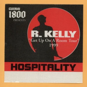 R. Kelly 1999 Get Up On A Room Concert Tour HOSP Backstage Pass