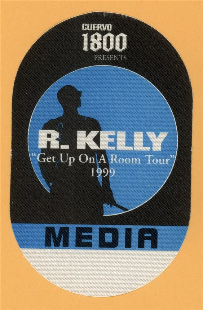 R. Kelly 1999 Get Up On A Room Concert Tour MEDIA Backstage Pass