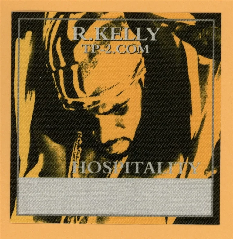 R. Kelly 2000 TP-2.com Concert Tour HOSP Backstage Pass
