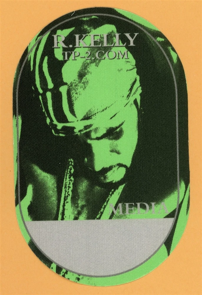 R. Kelly 2000 TP-2.com Concert Tour MEDIA Backstage Pass