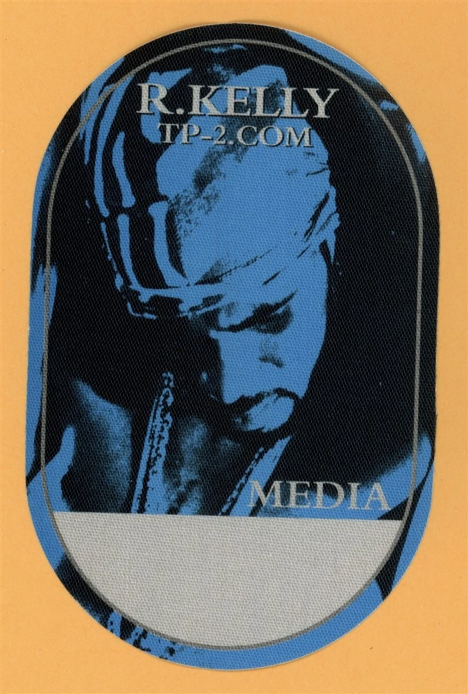 R. Kelly 2000 TP-2.com Concert Tour MEDIA Backstage Pass