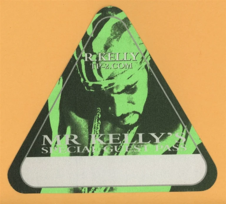 R. Kelly 2000 TP-2.com Concert Tour SPECIAL GUEST Backstage Pass