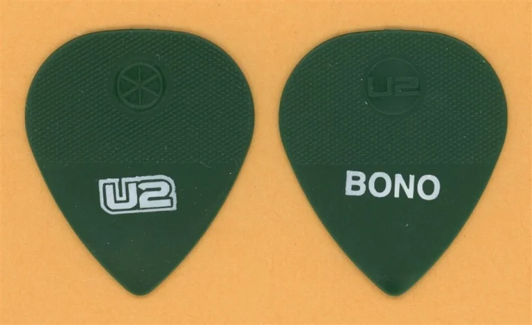 U2 Bono Mold Injected Vintage Guitar Pick - 2005 Vertigo Tour - Version 1