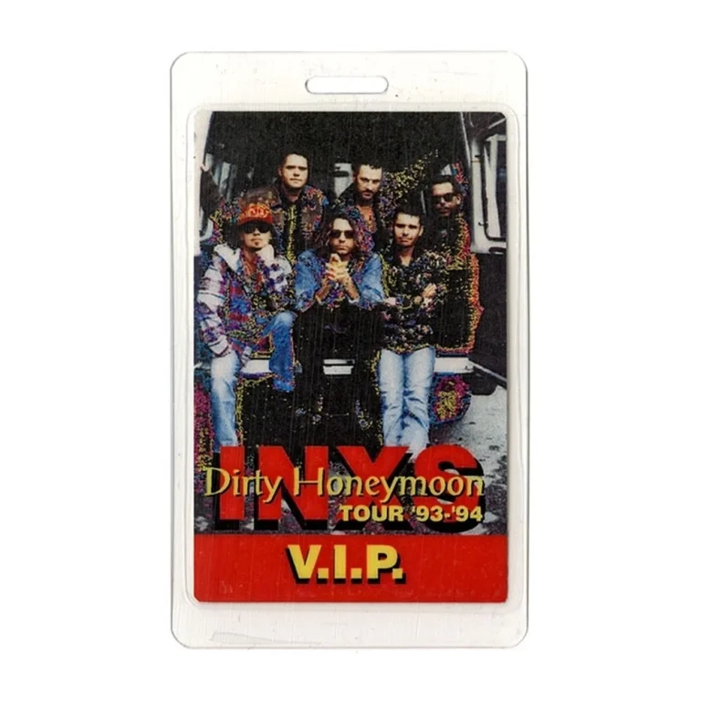 INXS 1993-1994 Concert Laminated Backstage Pass Dirty Honeymoon Tour