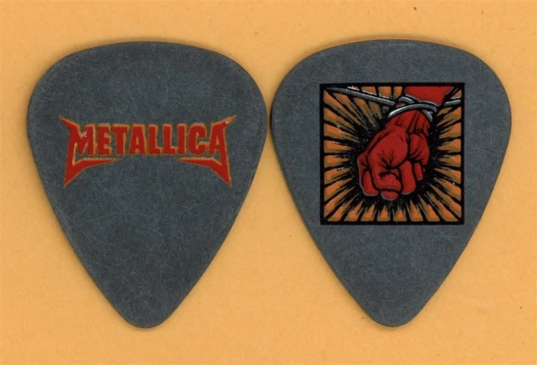 Metallica James Hetfield Vintage Guitar Pick - 2004 St. Anger Tour
