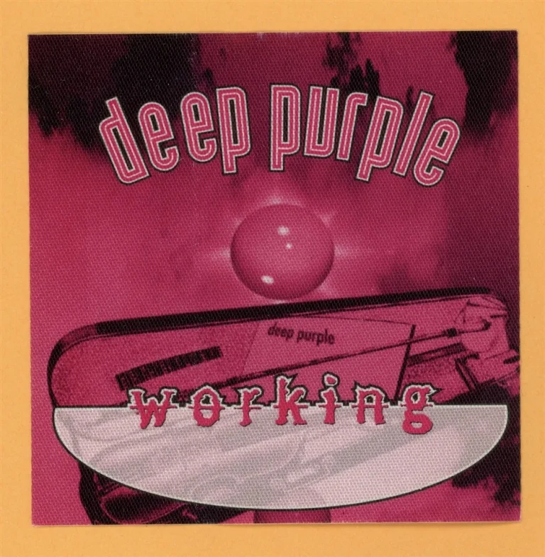 Deep Purple 2000 Abandon Concert Tour WORKING Backstage Pass