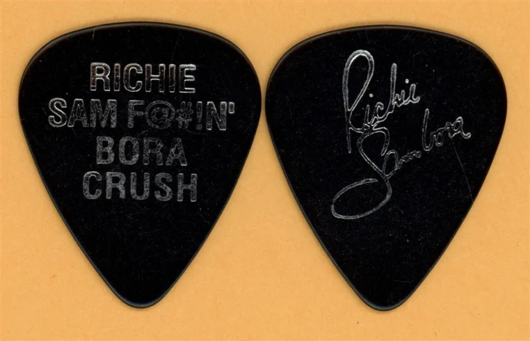 Bon Jovi Richie Sambora Vintage Guitar Pick - 2000 Crush Tour
