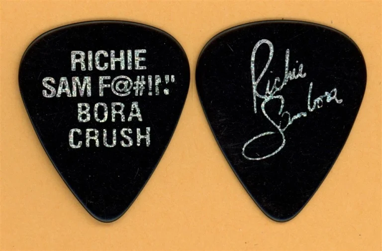 Bon Jovi Richie Sambora Vintage Guitar Pick - 2000 Crush Tour