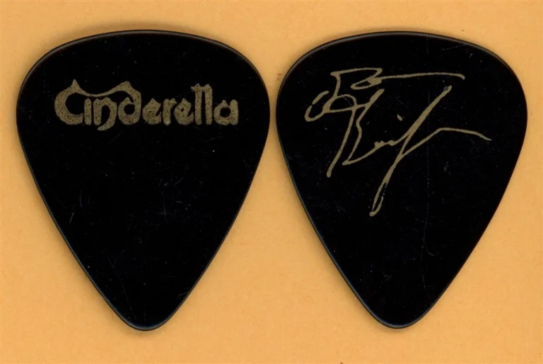 Cinderella Tom Keifer Vintage Guitar Pick - 1990 Heartbreak Station Tour