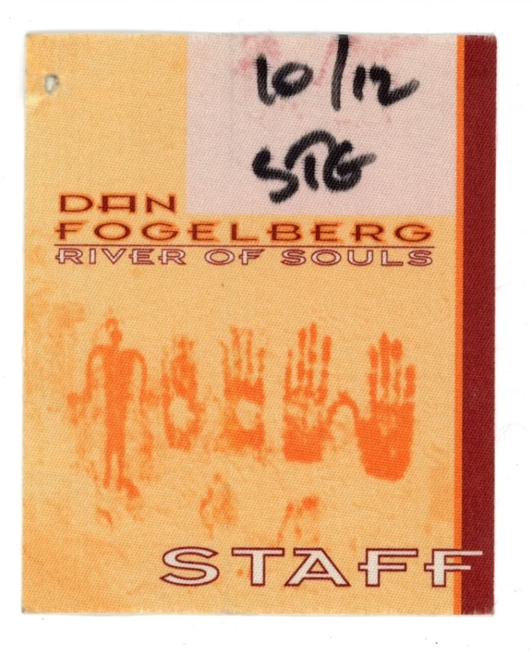 Dan Fogelberg STAFF Backstage Pass - 1993 River of Souls Tour