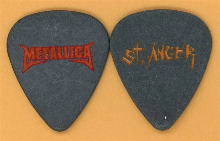 Metallica James Hetfield Vintage Guitar Pick - 2004 St. Anger Tour