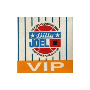 Billy Joel 1990 Storm Front Concert Tour VIP Backstage Pass