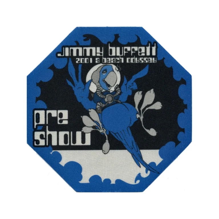 Jimmy Buffett 2001 A Beach Odyssey Concert Tour Preshow Backstage Pass