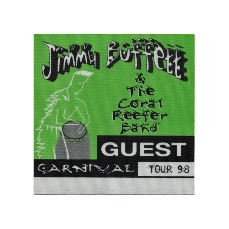 Jimmy Buffett 1998 Don't Stop the Carnival Concert Tour Guest Backstage Pass