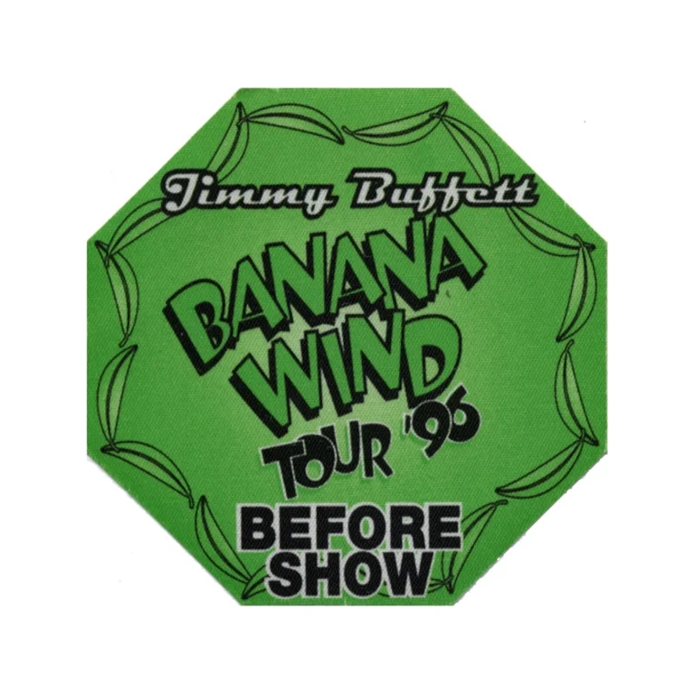 Jimmy Buffett 1996 Banana Wind Concert Tour Before Show Backstage Pass