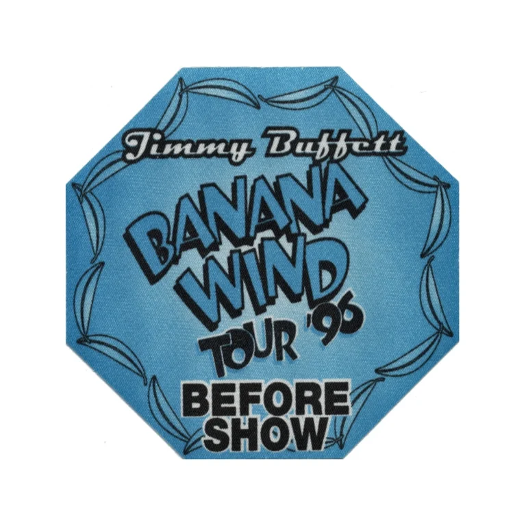 Jimmy Buffett 1996 Banana Wind Concert Tour Before Show Backstage Pass