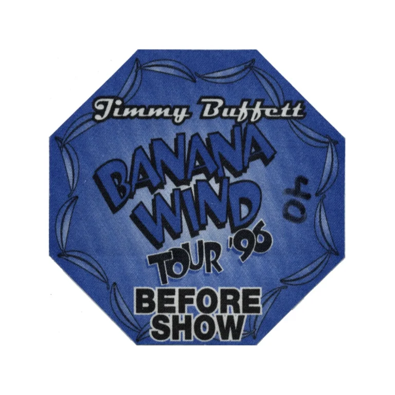 Jimmy Buffett 1996 Banana Wind Concert Tour Before Show Backstage Pass