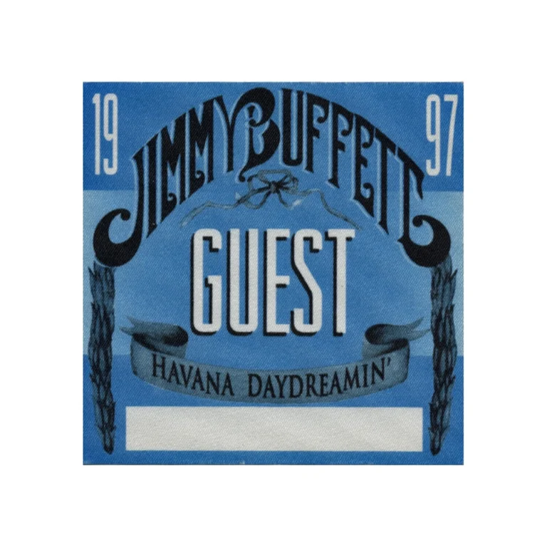 Jimmy Buffett 1997 Havana Daydreamin Concert Tour Guest Backstage Pass