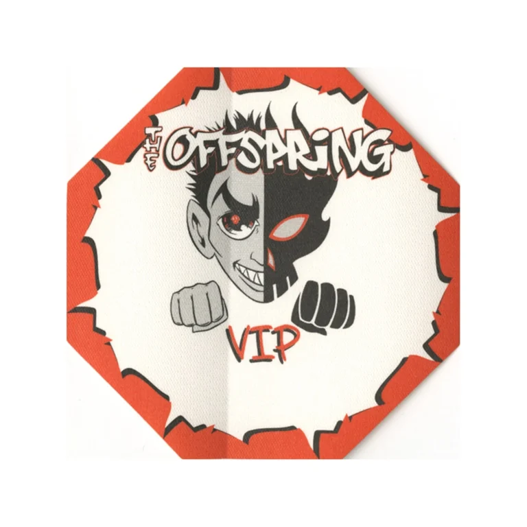 The Offspring 2000 Conspiracy of One Concert Tour VIP Backstage Pass