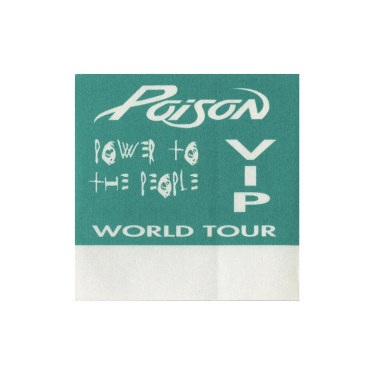 Poison 2000 Crack a Smile Concert Tour VIP Backstage Pass