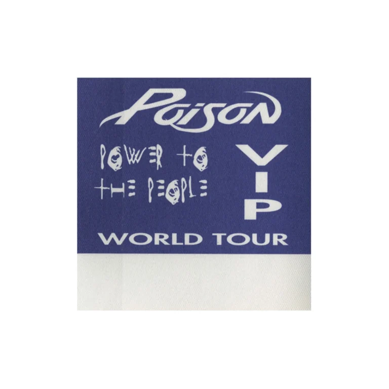 Poison 2000 Crack a Smile Concert Tour VIP Backstage Pass