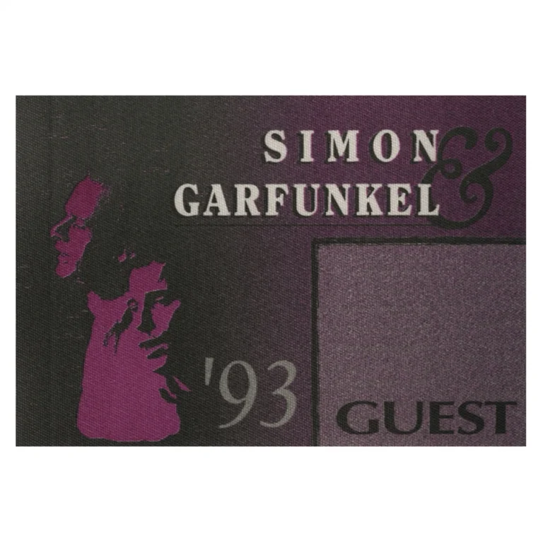 Simon & Garfunkel 1993 Reunion Concert Tour Guest Backstage Pass