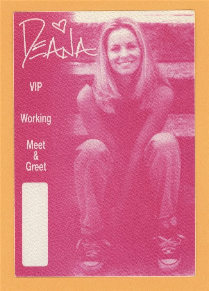 Deana Carter Concert Tour VIP Backstage Pass