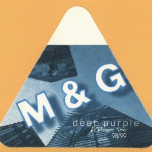 Deep Purple 1989/99 Abandon Concert Tour MEET & GREET Backstage Pass