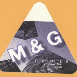 Deep Purple 1989/99 Abandon Concert Tour MEET & GREET Backstage Pass