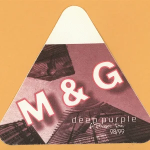 Deep Purple 1989/99 Abandon Concert Tour MEET & GREET Backstage Pass