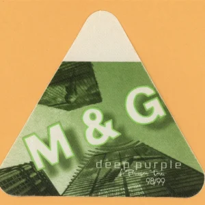 Deep Purple 1989/99 Abandon Concert Tour MEET & GREET Backstage Pass