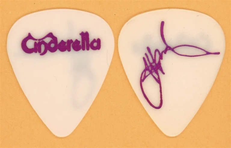 Cinderella Jeff Labar Vintage Guitar Pick - 1986 Night Songs Tour