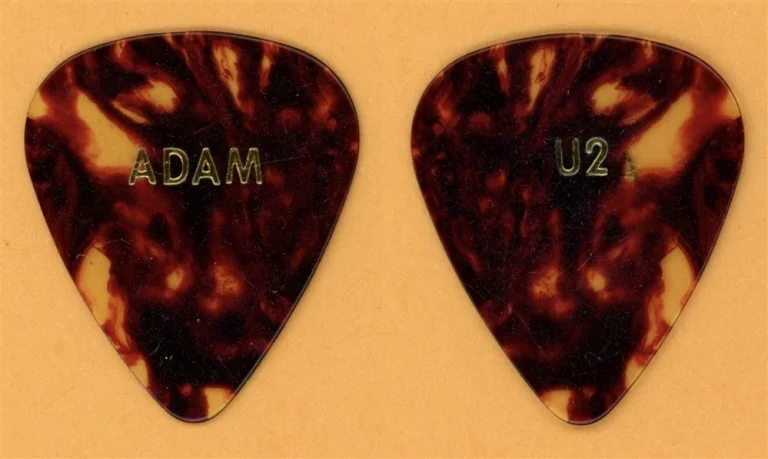 U2 Adam Clayton Vintage Guitar Pick - 1987 Joshua Tree Tour