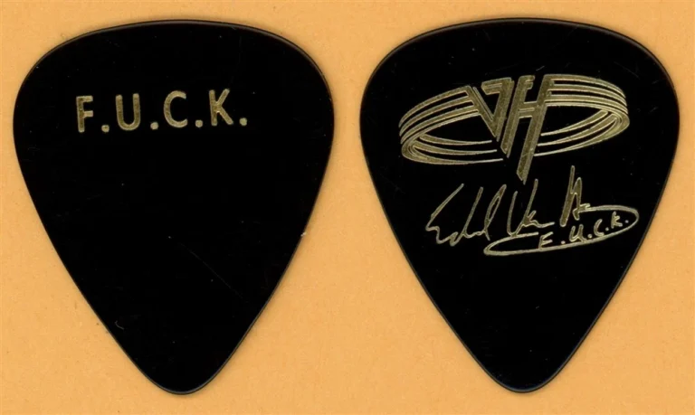 Van Halen EVH F.@.$.K. Vintage Guitar Pick - 1991 Unlawful Carnal Knowledge Tour