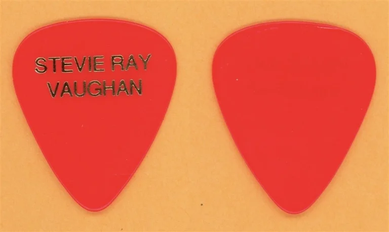 Stevie Ray Vaughan Vintage Guitar Pick - 1989 In Step Tour