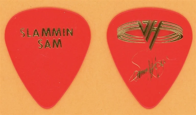 Van Halen Sammy Hagar Vintage Guitar Pick - 1993 Right Here Right Now Tour
