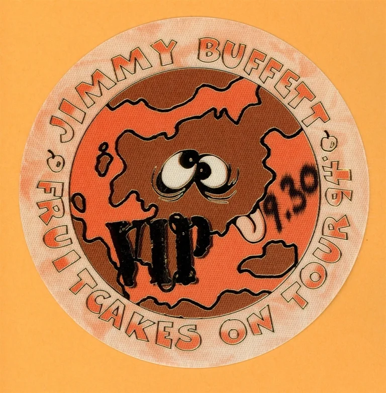 Jimmy Buffett 1994 Fruitcakes Concert Tour VIP Backstage Pass - USED