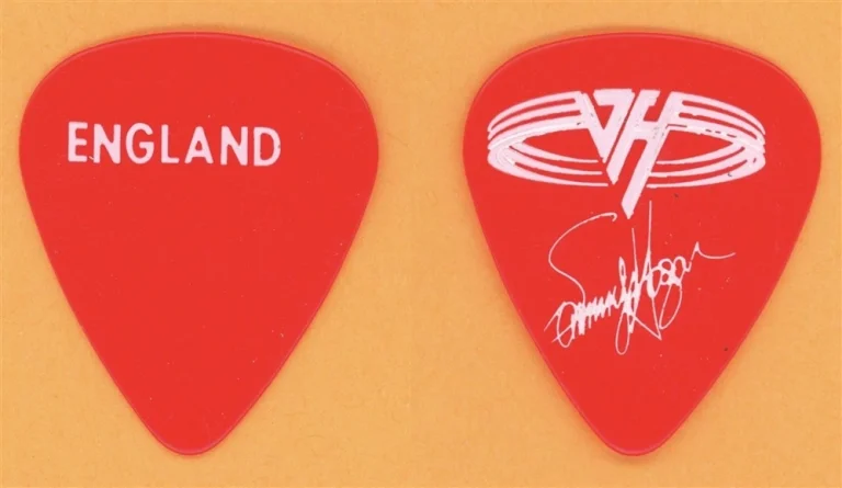 Van Halen Sammy Hagar Vintage Guitar Pick - 1993 Right Here Right Now Tour