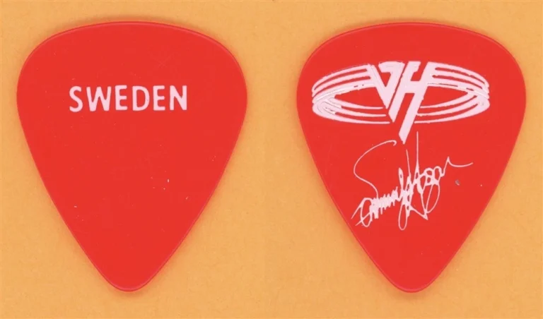 Van Halen Sammy Hagar Vintage Guitar Pick - 1993 Right Here Right Now Tour