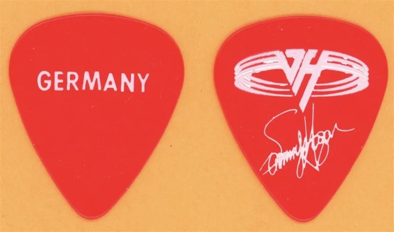 Van Halen Sammy Hagar Vintage Guitar Pick - 1993 Right Here Right Now Tour