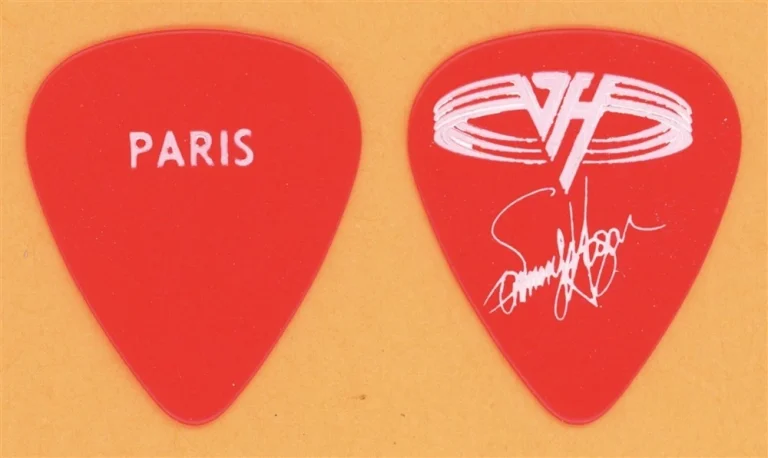 Van Halen Sammy Hagar Vintage Guitar Pick - 1993 Right Here Right Now Tour