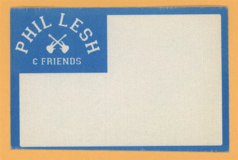 Grateful Dead 2000 Phil Lesh & Friends Concert Tour VIP Backstage Pass