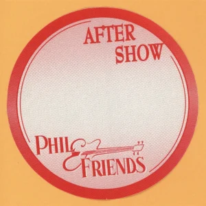 Grateful Dead 2001 Phil Lesh & Friends Concert Tour AFTER SHOW Backstage Pass